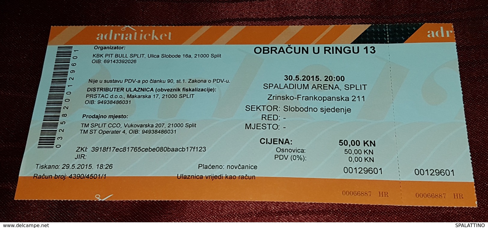 MIXED MARTIAL ARTS EVENT IN SPLIT CROATIA, MMA, TICKET FOR EVENT - Martial Arts