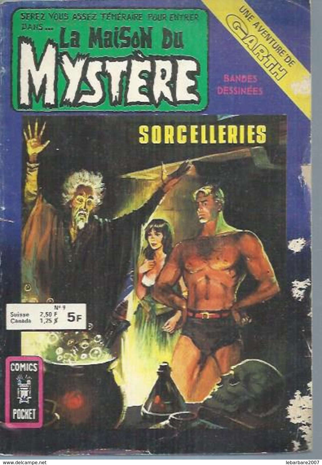 LA MAISON DU MYSTERE   N° 9  - ARTIMA 1979 - Arédit & Artima