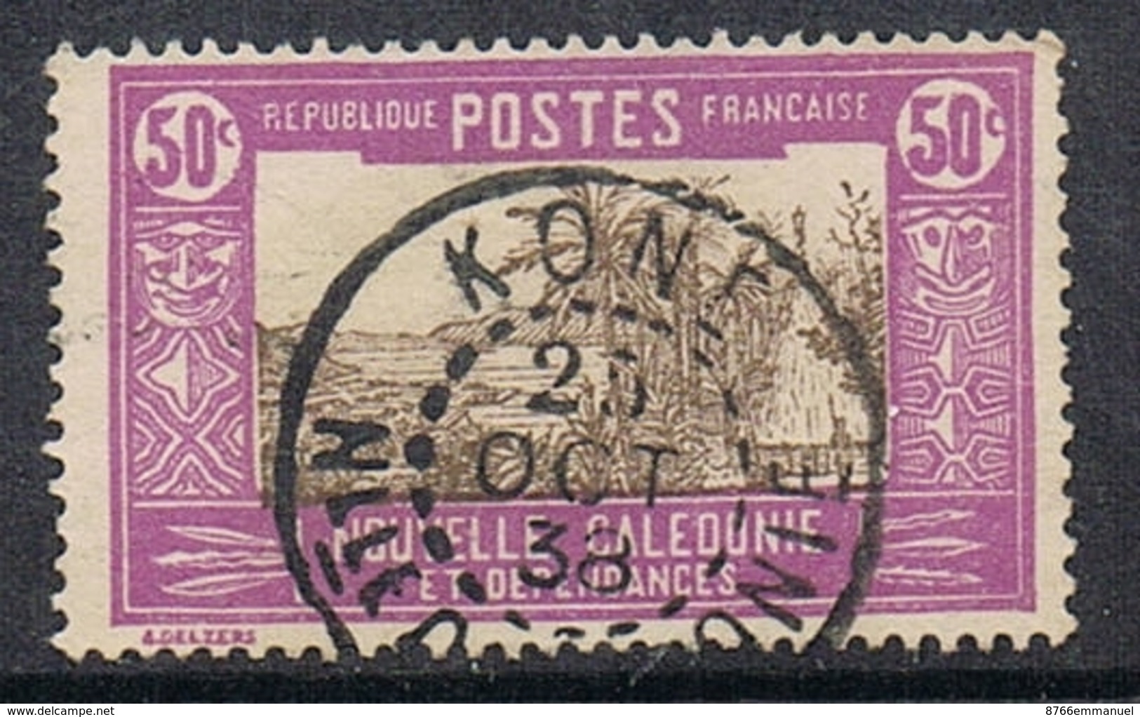 NOUVELLE-CALEDONIE N°150 Oblitération De Koné - Gebraucht