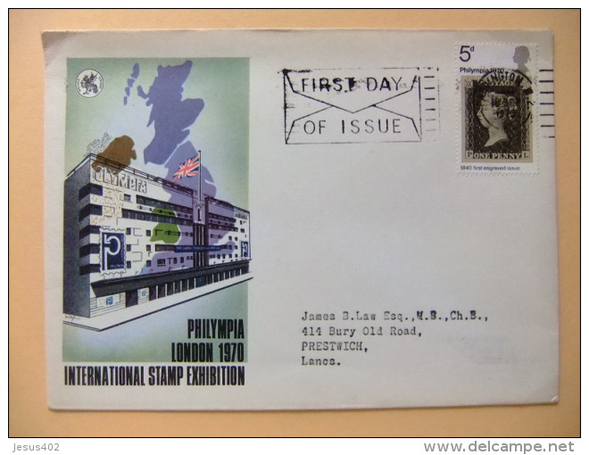 CARTA COVER FIRST DAY Of ISSUE Stanley G N&ordm; 835 INTERNATIONAL STAMP EXHIBITION - Cartas & Documentos