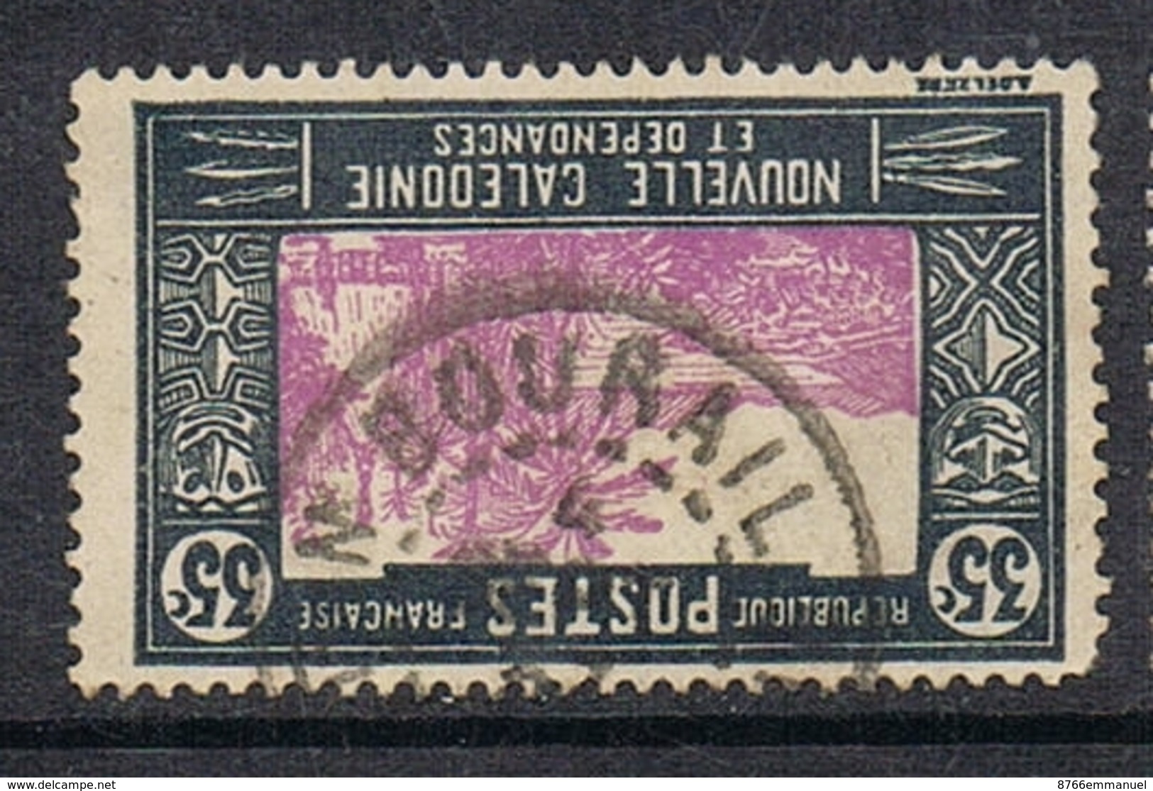 NOUVELLE-CALEDONIE N°147A Oblitération De Bourail - Used Stamps