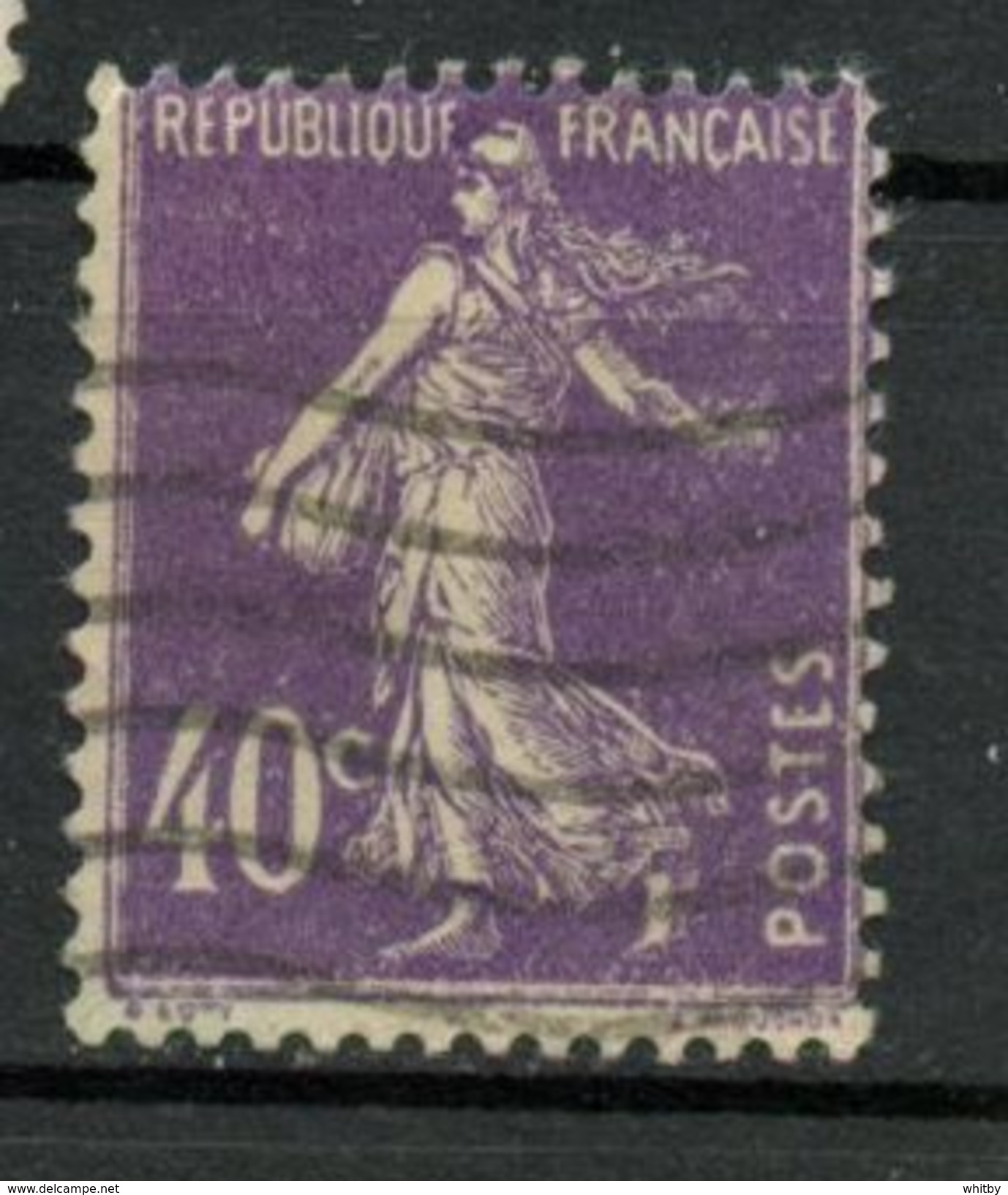 France 1927  40c Sower Issue #179  Used - Used Stamps