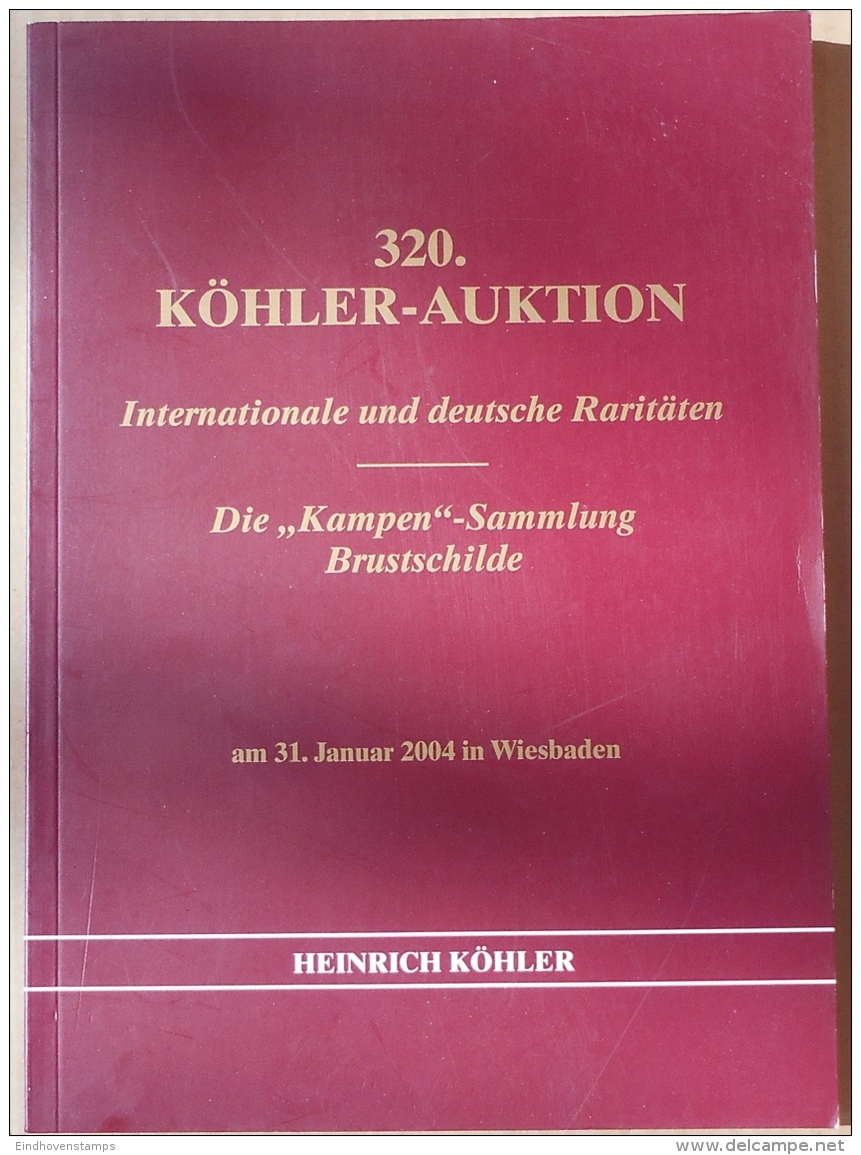 Germany, With German Eagles 1871-1875, Illustrated Specialized Auktions-Katalog Köhler 2004, 127 Pages - Catalogi Van Veilinghuizen