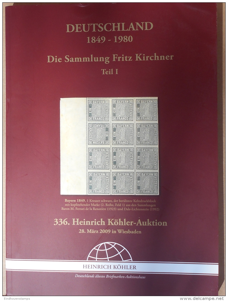 Germany  Pred. States &amp; Germany Collection, 3 Illustrated Specialized Auktions-Kataloge Köhler 2009/2010, About 1.00 - Catalogues For Auction Houses