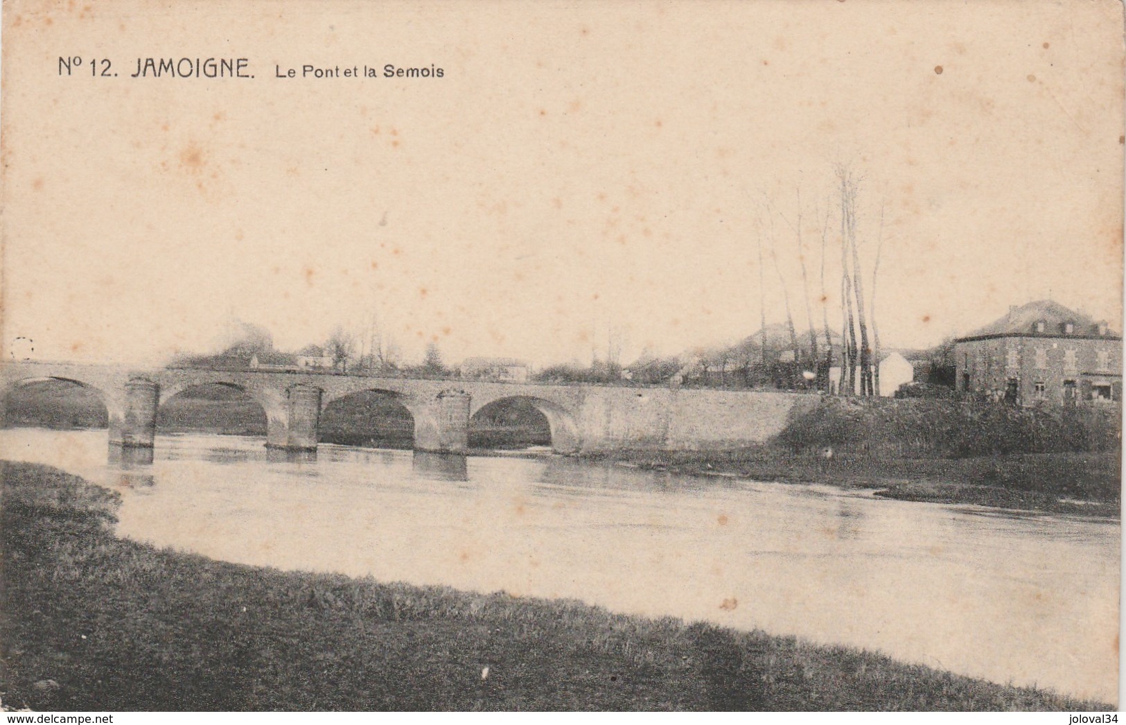 Belgique JAMOIGNE - Le Pont Et La Semois - Non écrite - Autres & Non Classés