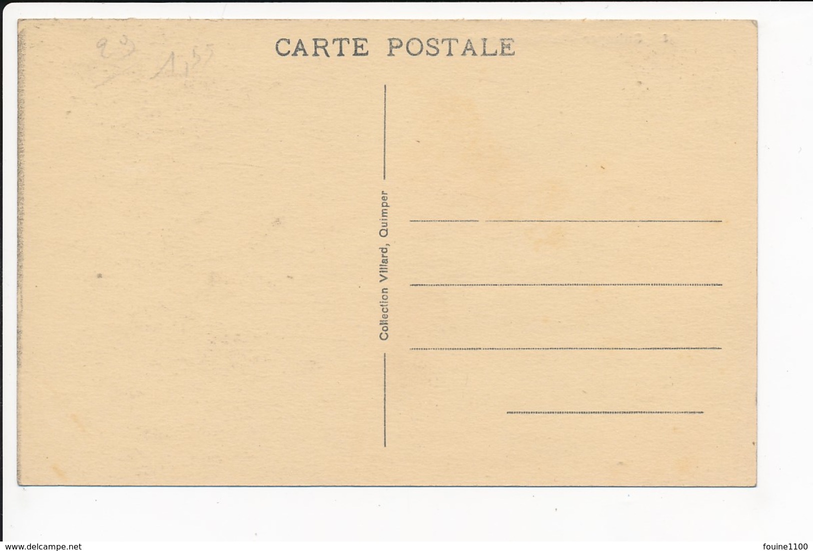 Carte De Quimper  Le Port En Amont   ( Recto Verso ) - Quimper