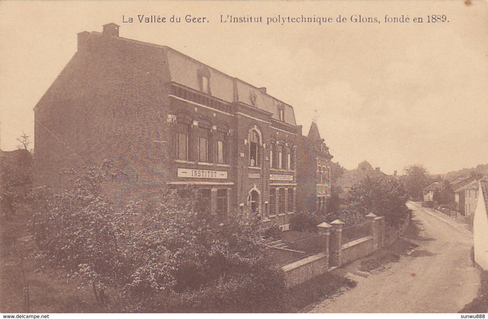 Vallée Du Geer - L'Institut Polytechnique De Glons (fondé En 1899) - Bassenge