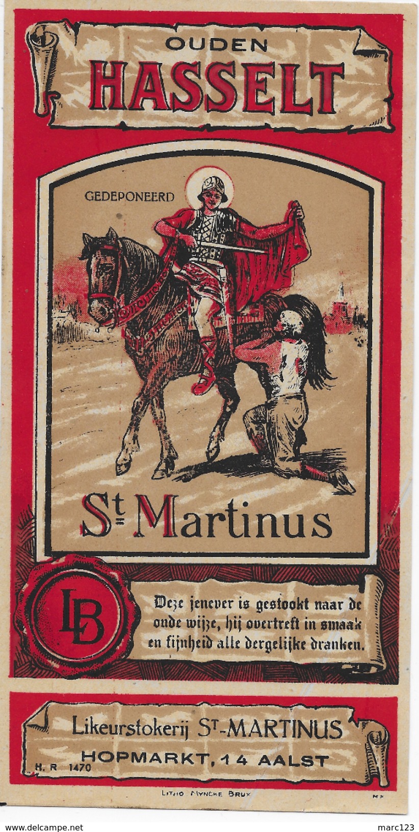 AALST-brouwerij-stokerij-OUDEN HASSELT-JENEVER-STOKERIJ ST MARTINUS - Verzamelingen