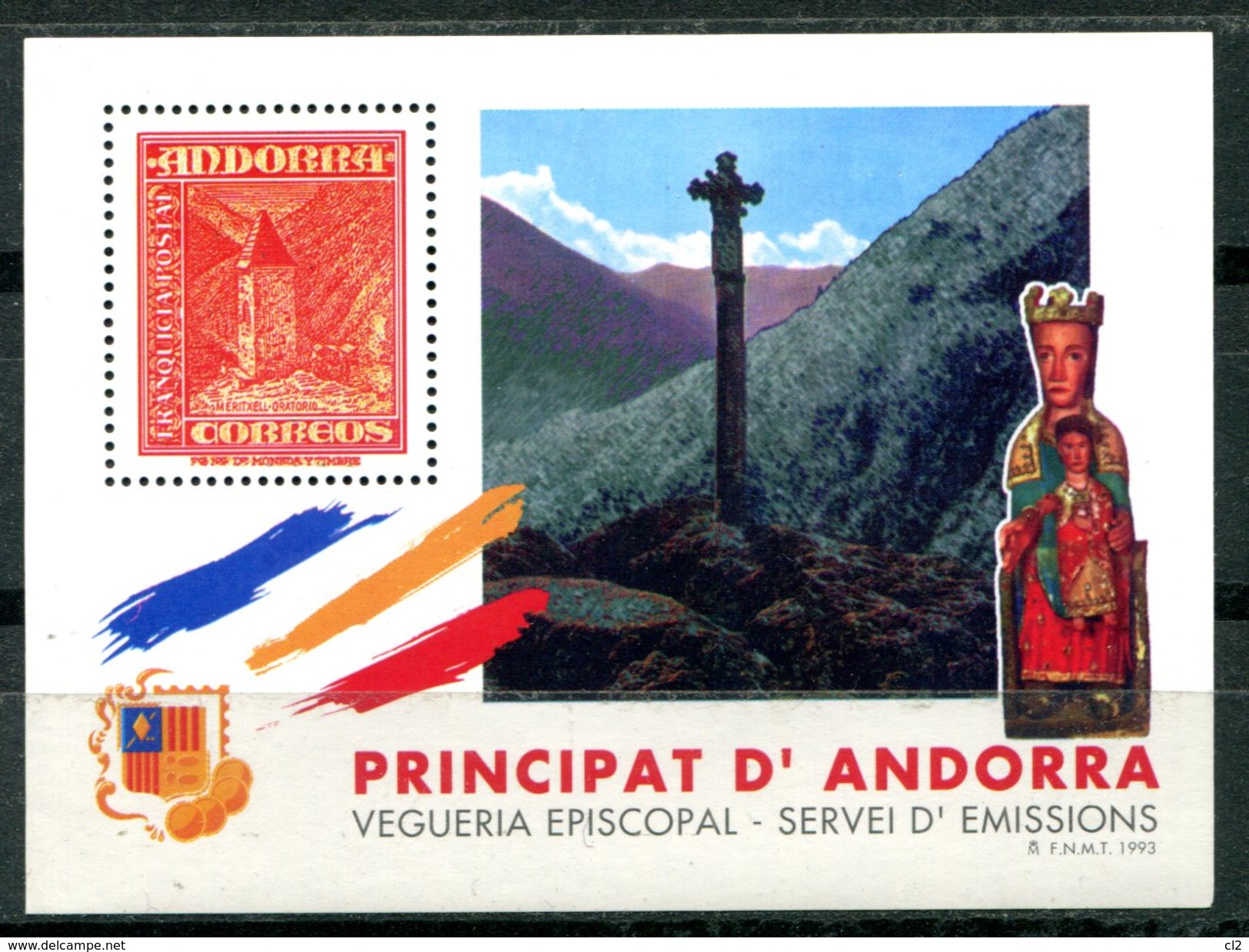 ANDORRE - Viguerie Episcopale - Feuillets De 1993 - Episcopal Viguerie