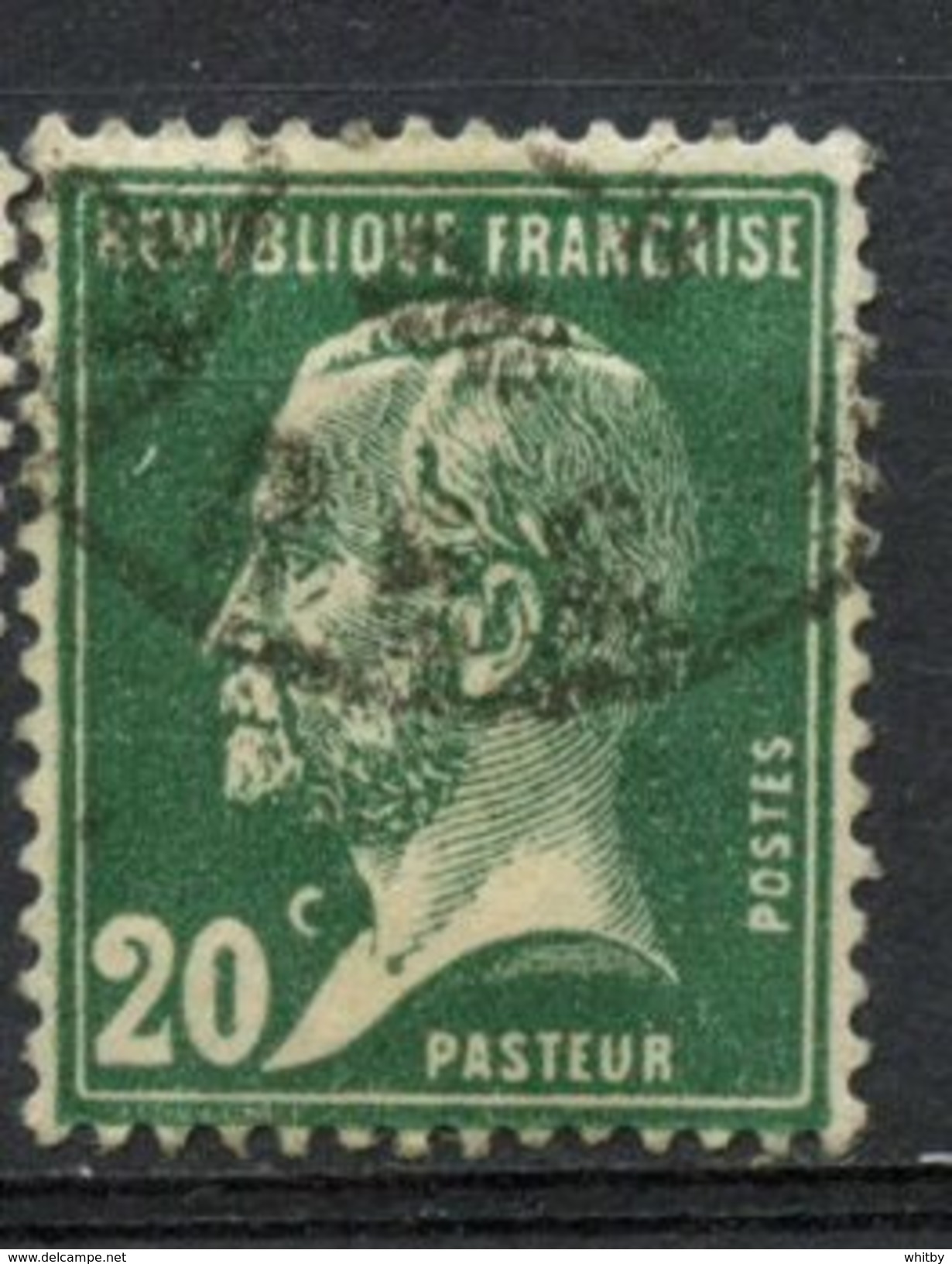 France 1924  20c Louis Pasteur	Issue #187  Used - Used Stamps