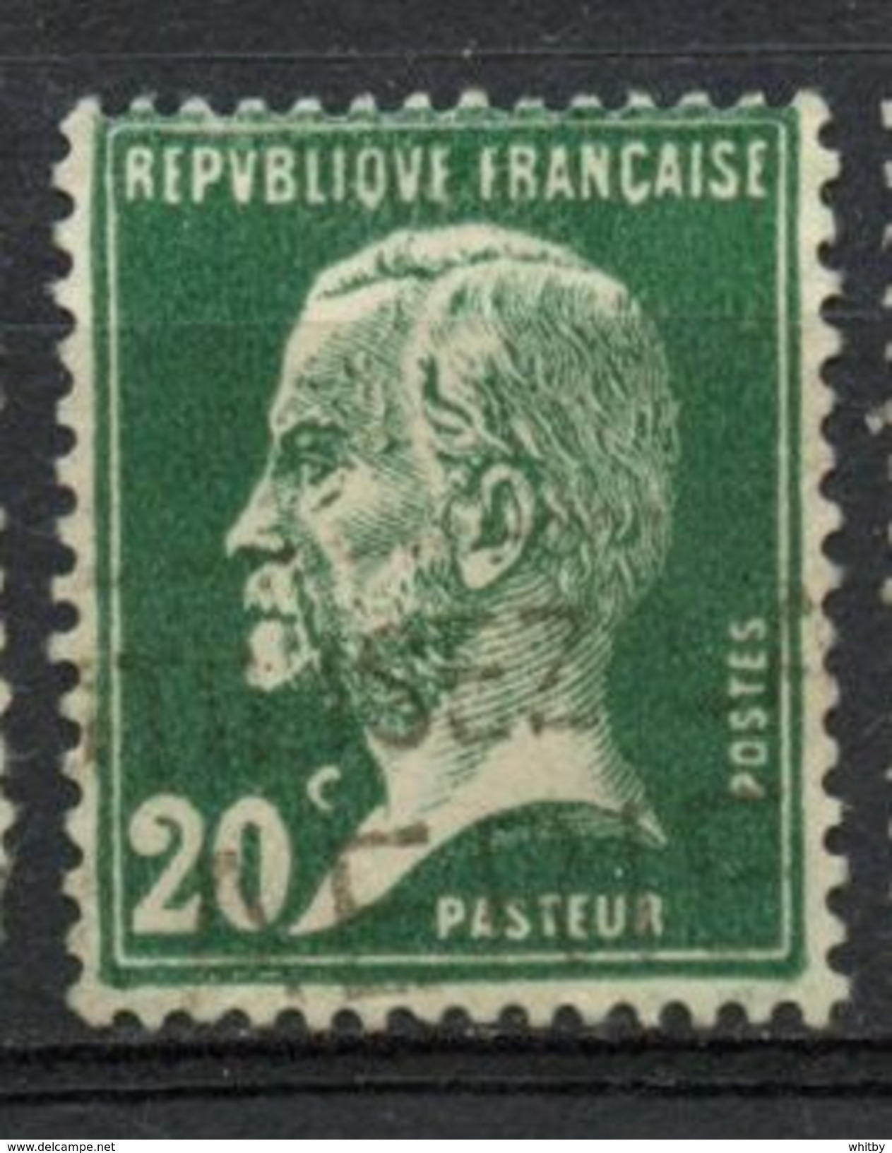 France 1924  20c Louis Pasteur	Issue #187  Used - Used Stamps