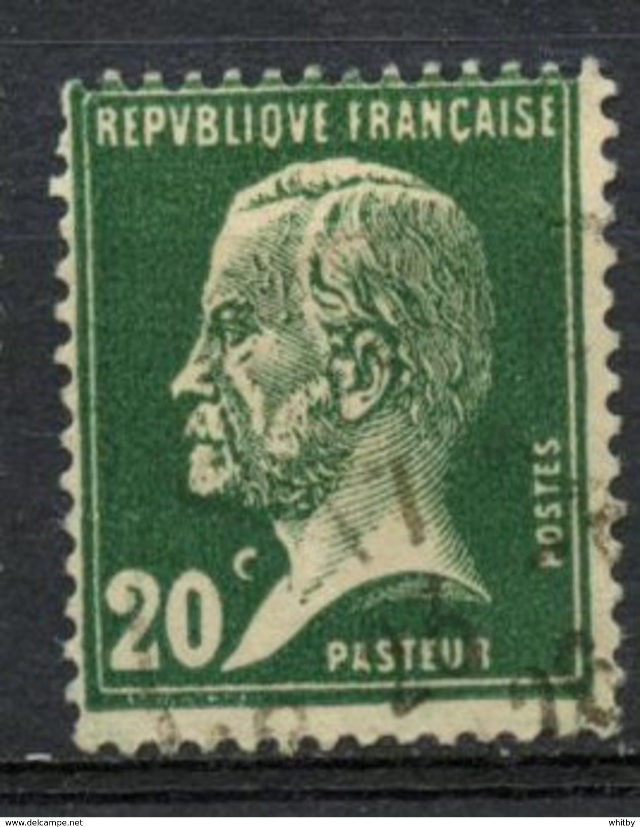 France 1924  20c Louis Pasteur	Issue #187  Used - Used Stamps