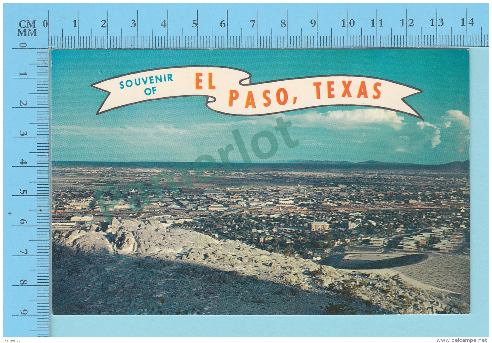 Souvenir Of El Paso Texas USA - 2 Scans - Souvenir De...