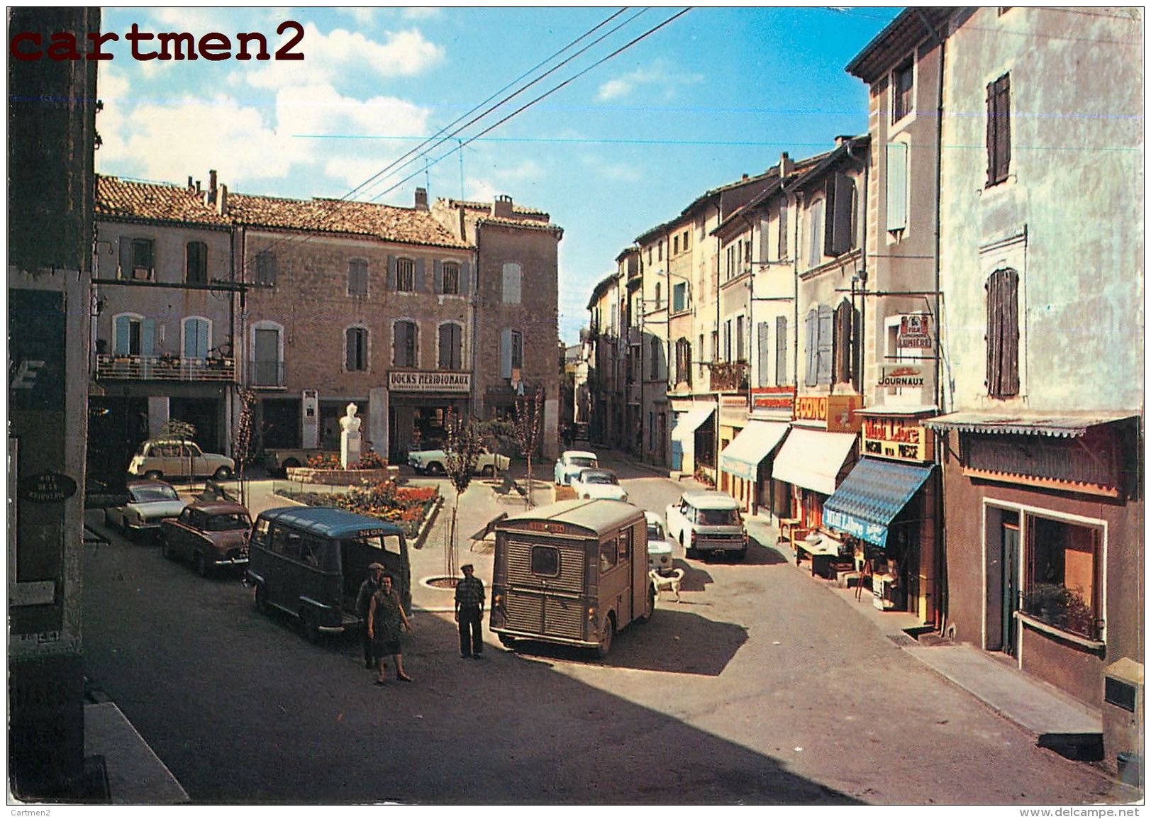 GIGNAC LA PLACE DE VERDUN MARCHE AUTOMOBILE - Gignac