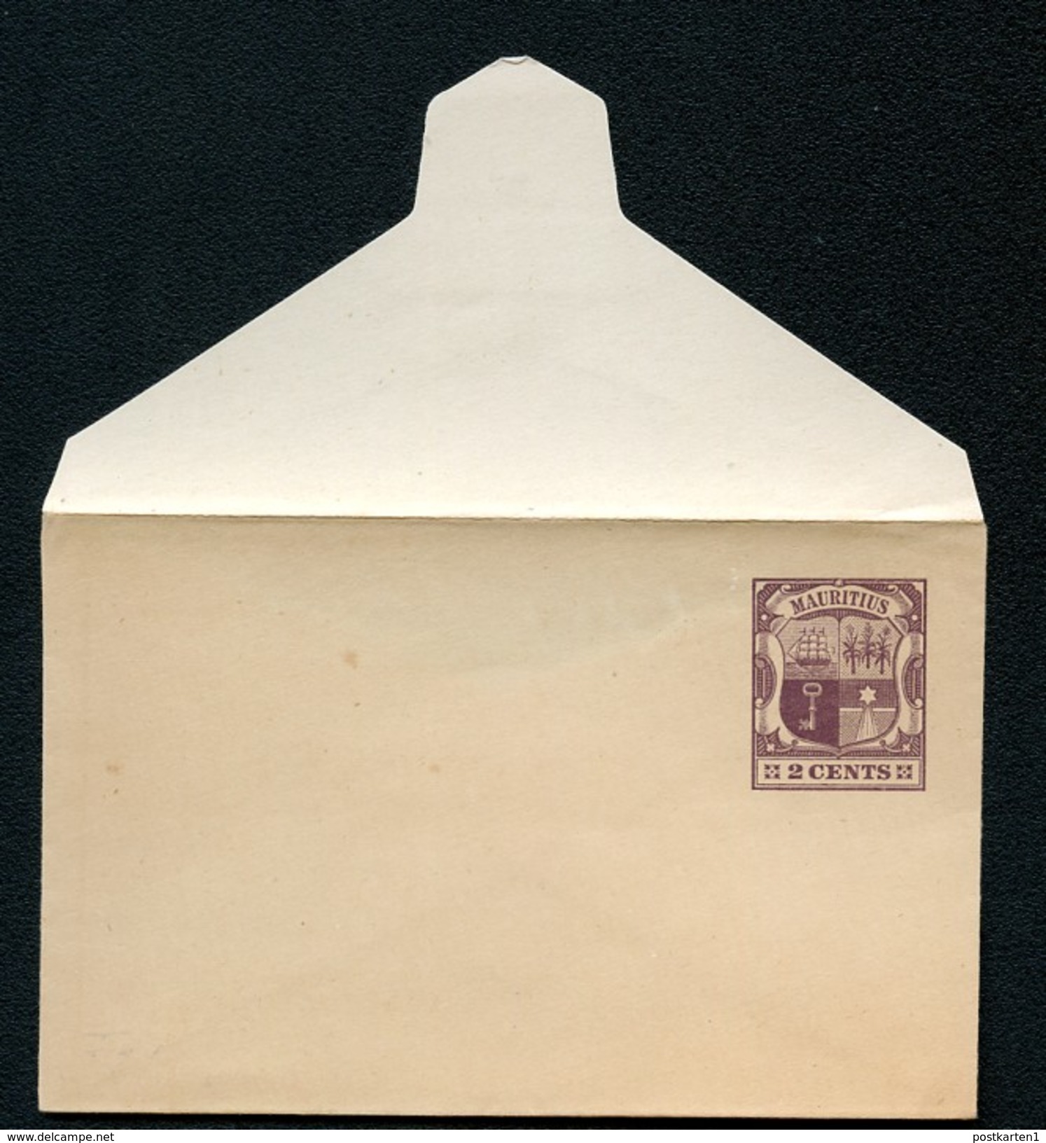 MAURITIUS Postal Stationery Envelope #B21 Mint Vf 1900 - Maurice (...-1967)