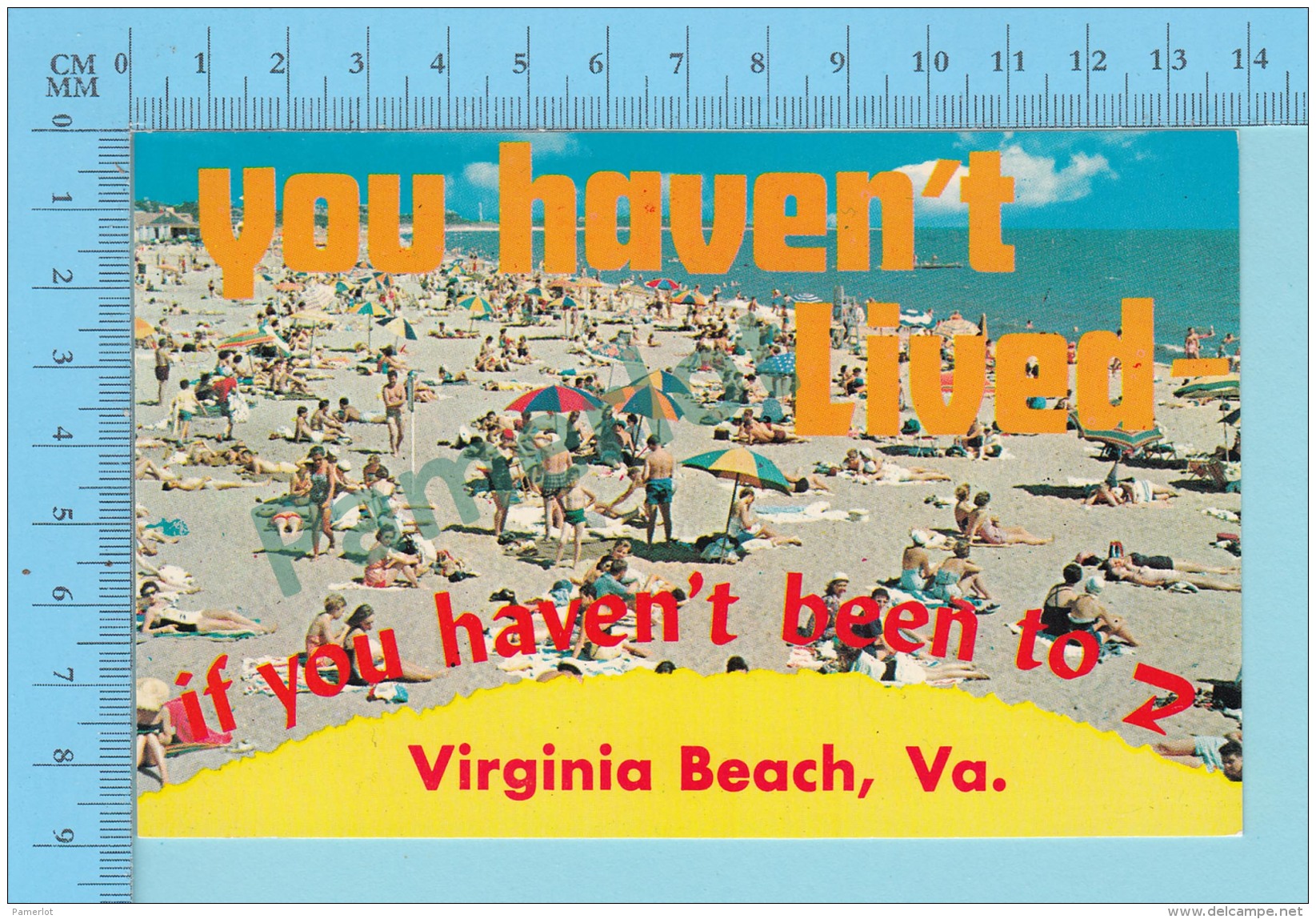 You Haven't Lived If You Haven't Been To Virginia Beach, Virginia USA -  2 Scans - Souvenir De...