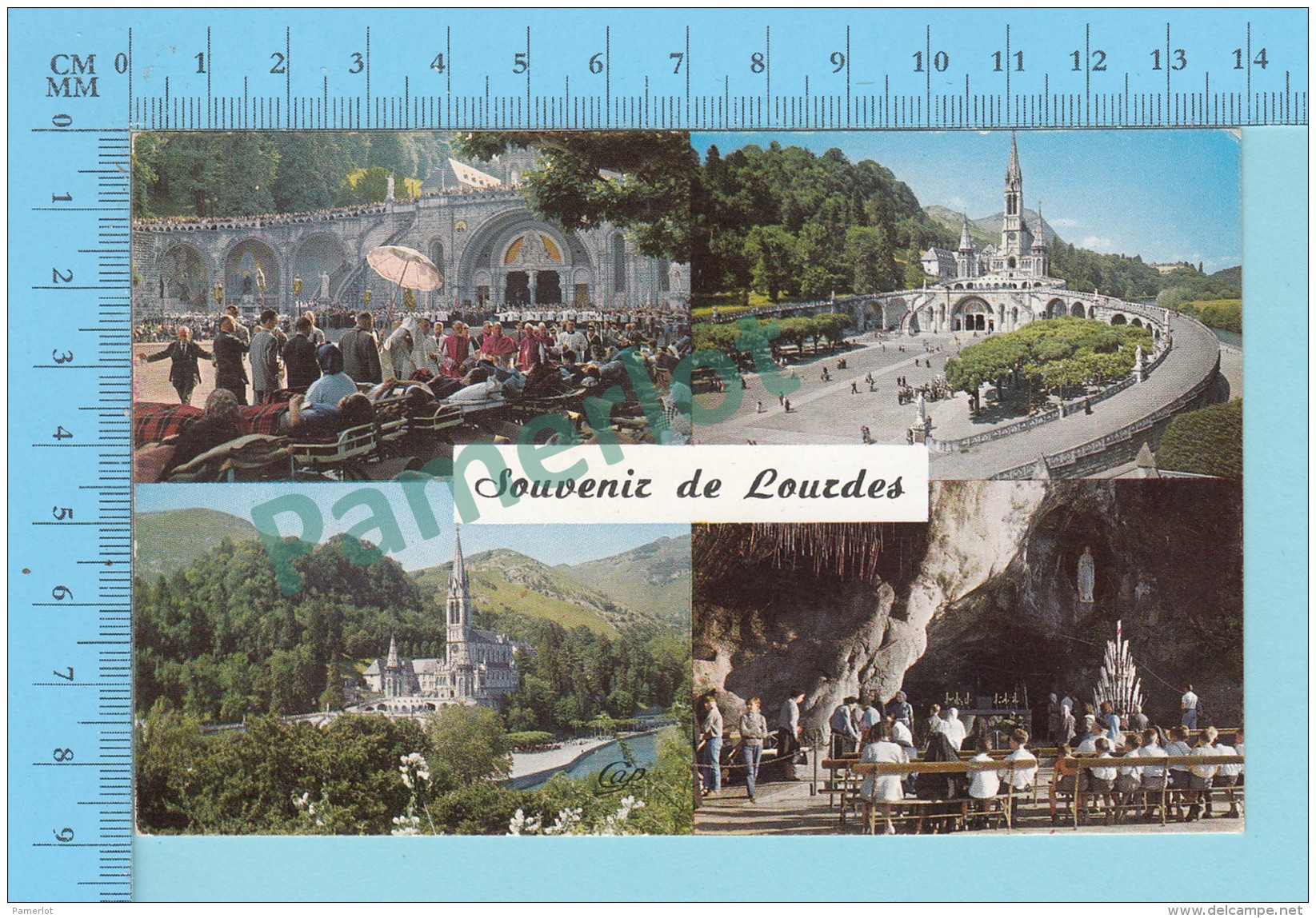 Souvenir De Lourdes Multi-vues  -  2 Scans - Souvenir De...