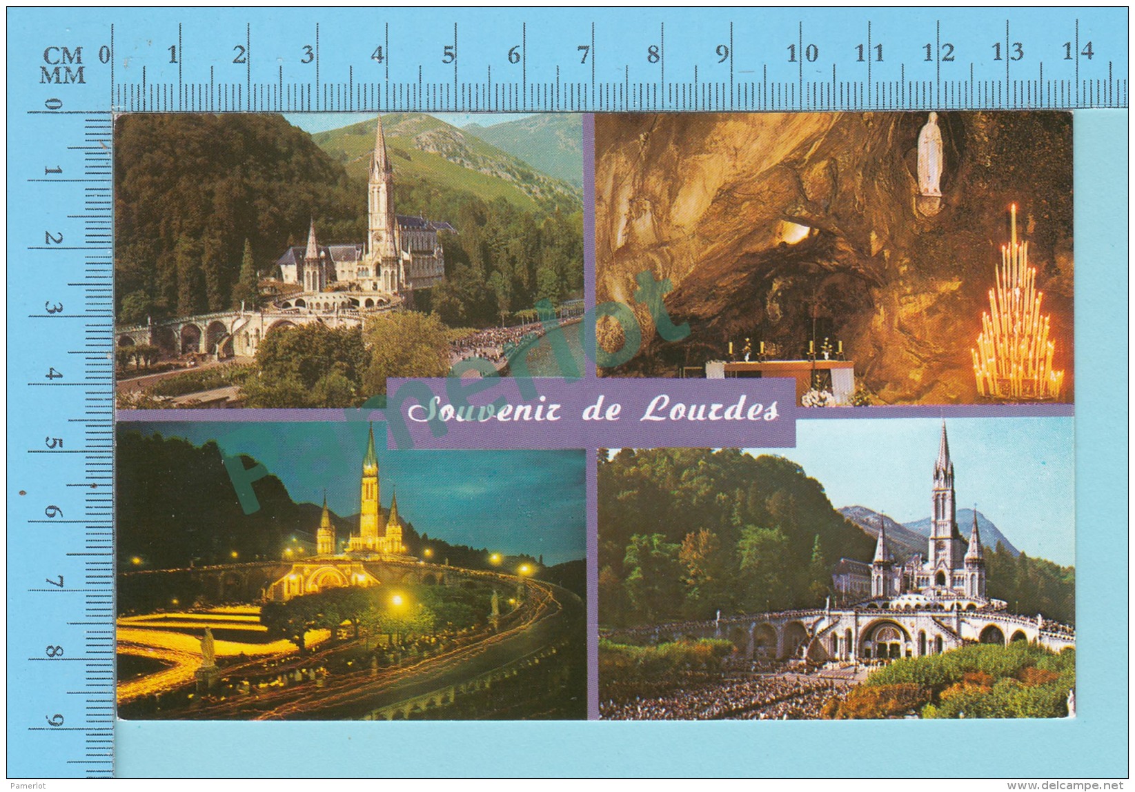 Souvenir De Lourdes Multi-vues  -  2 Scans - Souvenir De...