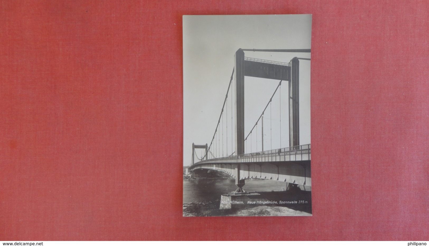 North Rine-Westphalia > Koln  Muelheim A. D. Ruhr  RPPC  Bridge -ref 2548 - Muelheim A. D. Ruhr