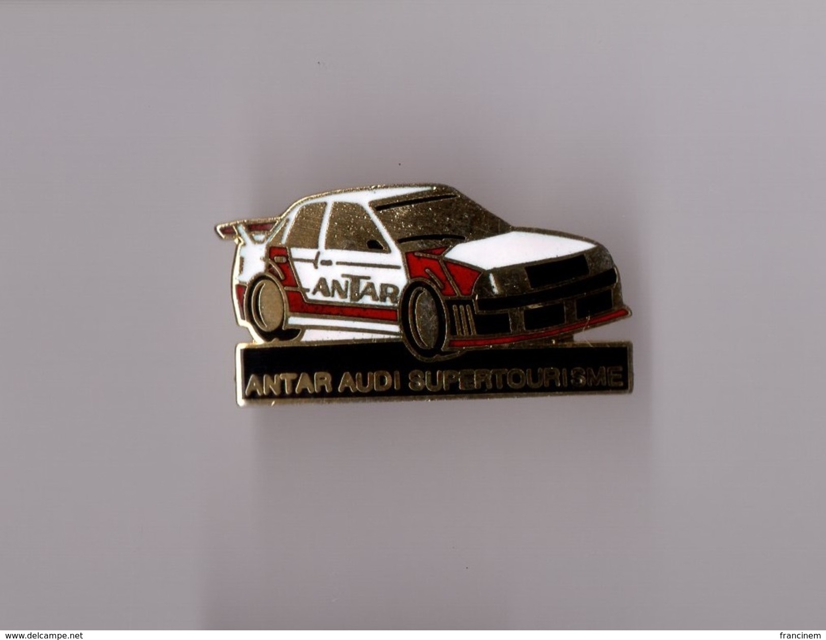 Pin's Audi Supertourisme - Antar (EGF Doré Signé EBC 92) - Audi