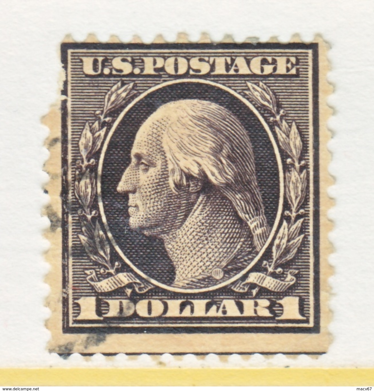 U.S. 342  Fault    Perf 12  (o)   Double Line Wmk.  1908-9 Issue - Used Stamps