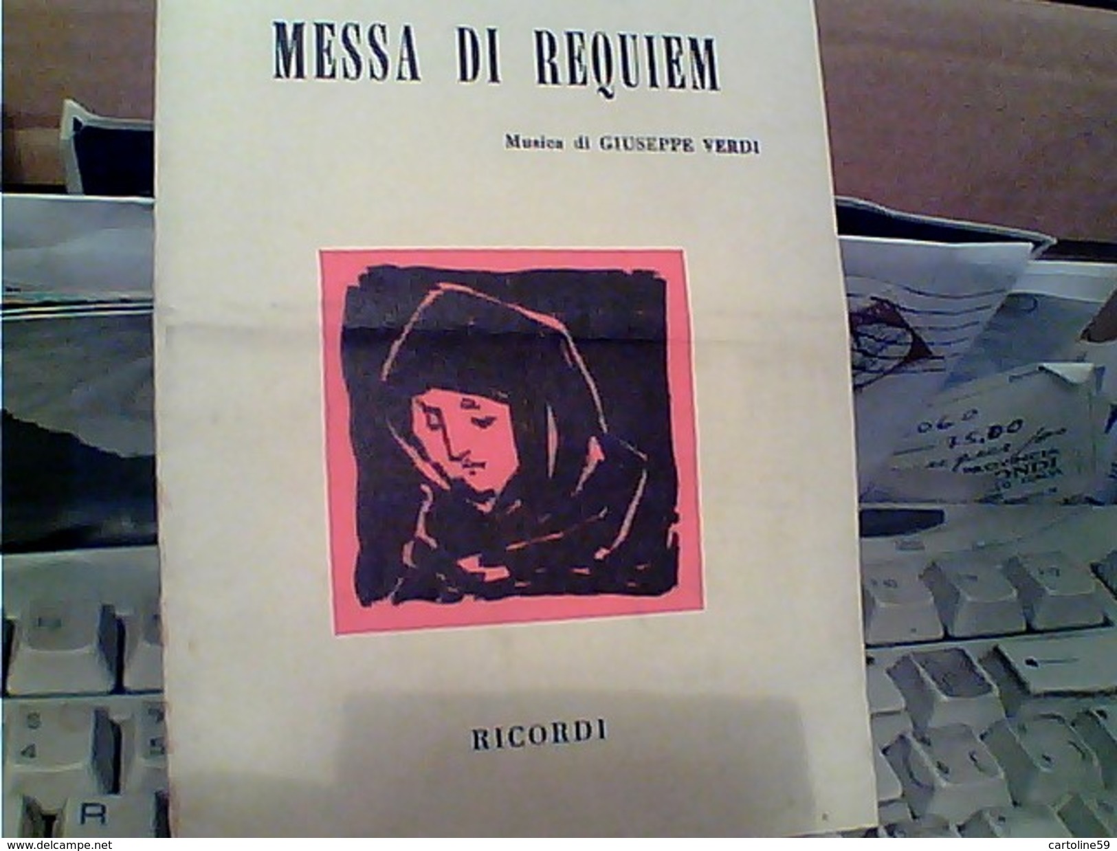 LIBRETTO MESSA REQUIEM GUISEPPE VERDI 1976  GB13538 - Music