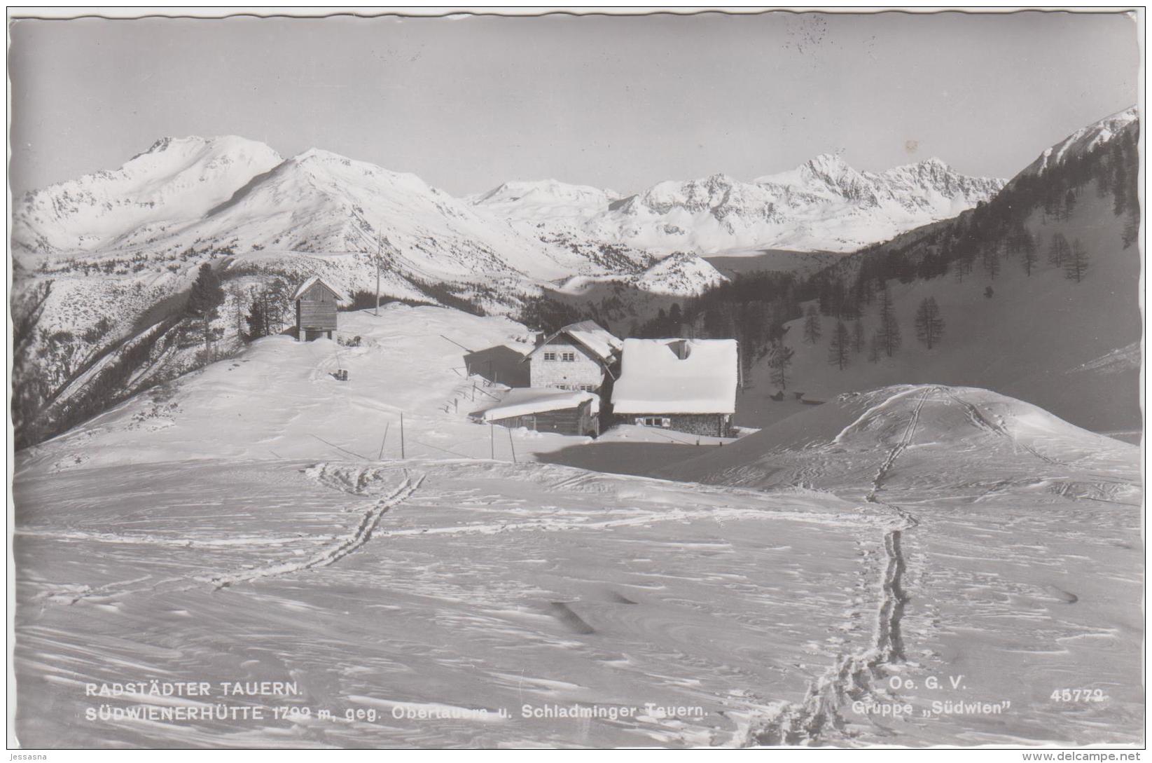 AK -Salzburg - Radstädter Tauern - Südwienerhütte - 1963 - Radstadt