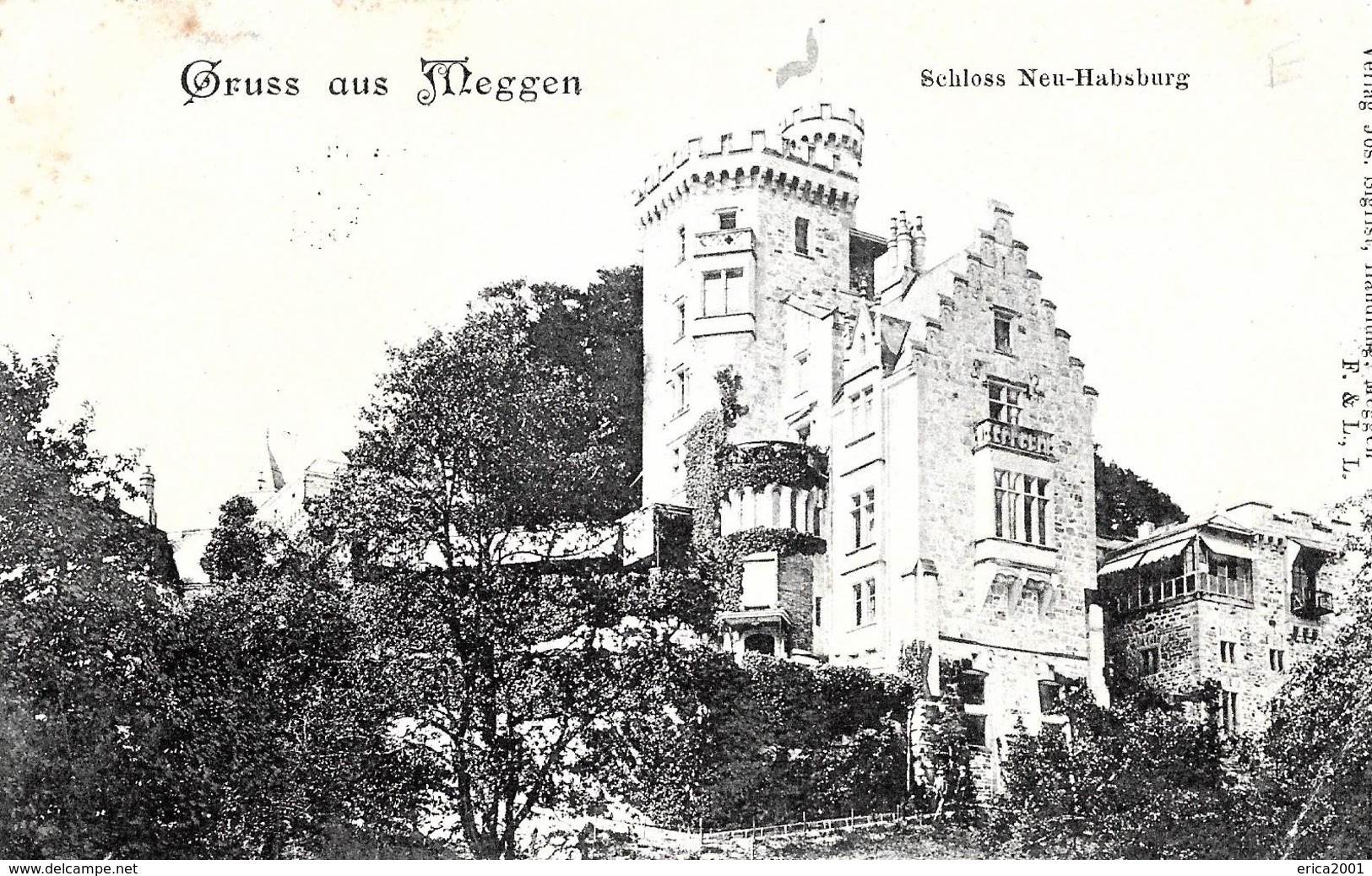 LU Lucerne. Meggen. Schloss Neu Habsburg. - Lucerna