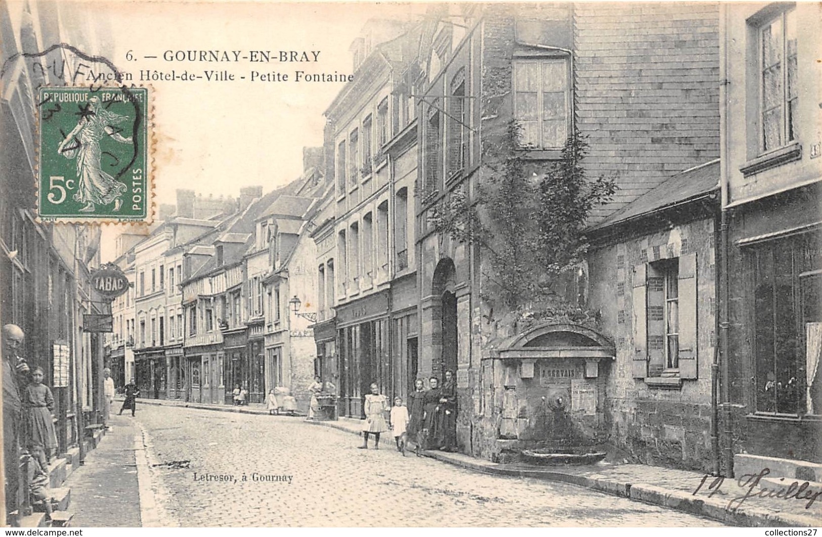 76-GOURNAY-EN-BRAY- ANCIEN HÔTEL DE VILLE, PETITE FONTAINE - Gournay-en-Bray