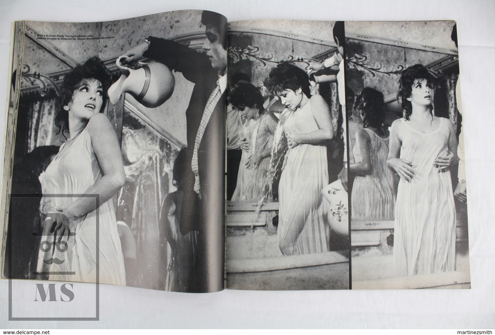 1970's Spanish Secret Life Magazine - Gina Lollobrigida Cinema Actress