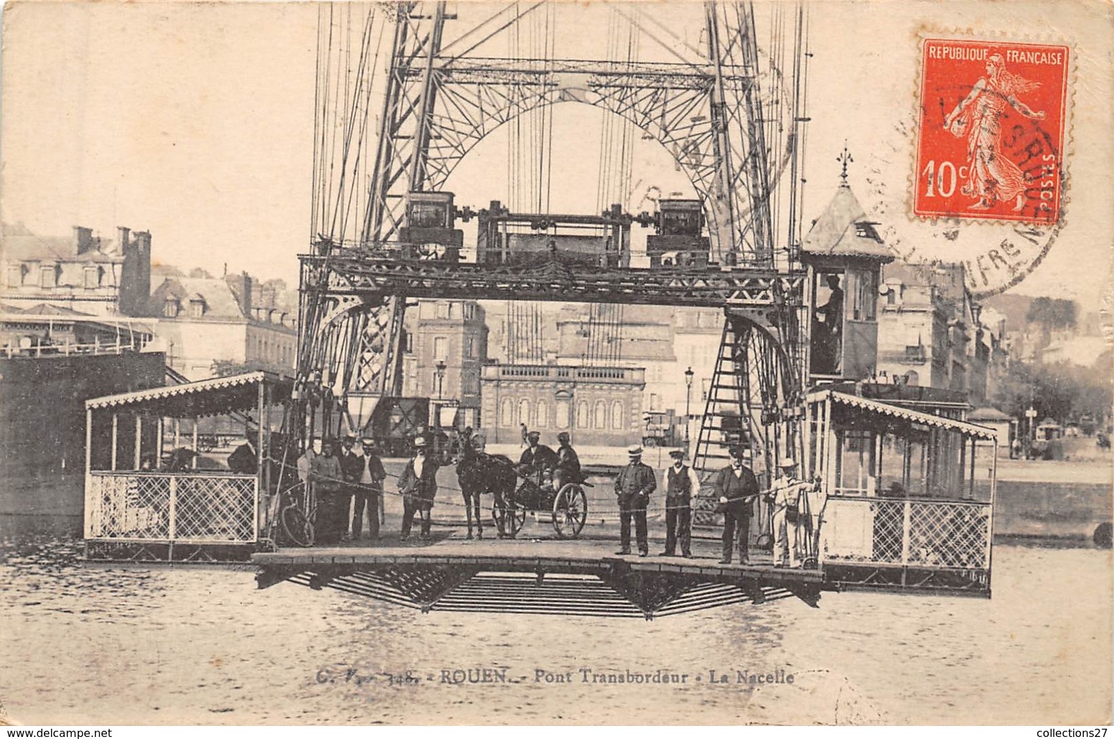 76-ROUEN- PONT TRANSBORDUER, LA NACELLE - Rouen