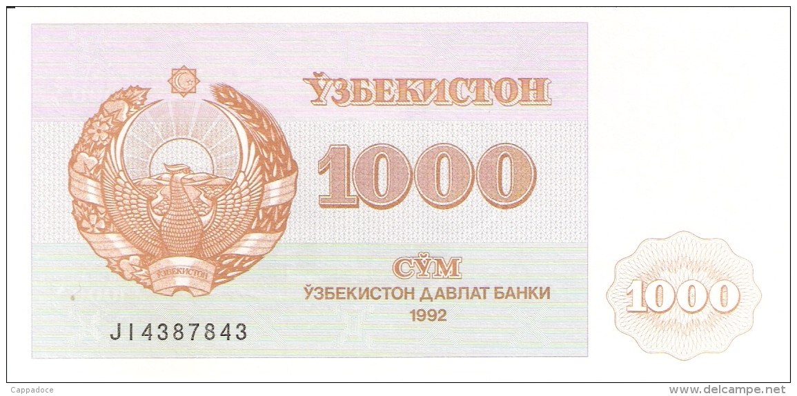 OUZBEKISTAN   1000 Sum   1992 (1993)   P. 70b   UNC - Uzbekistan