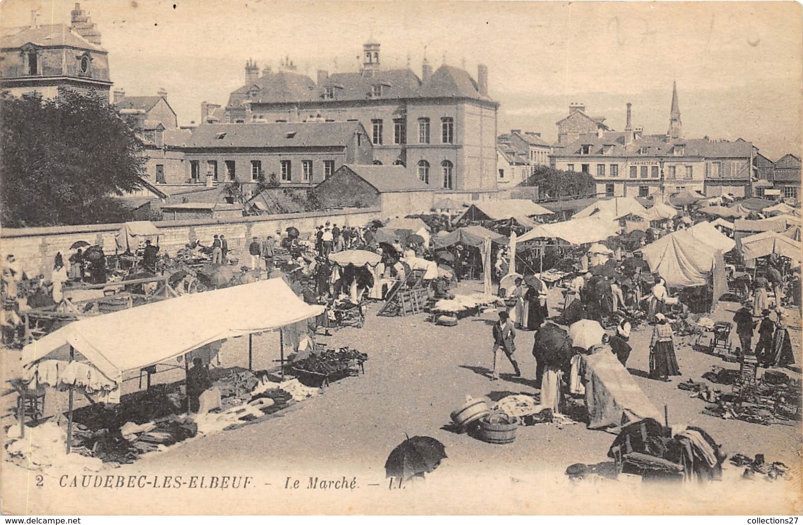 76-CAUDEBEC-LES-ELBEUF - LE MARCHE - Caudebec-lès-Elbeuf