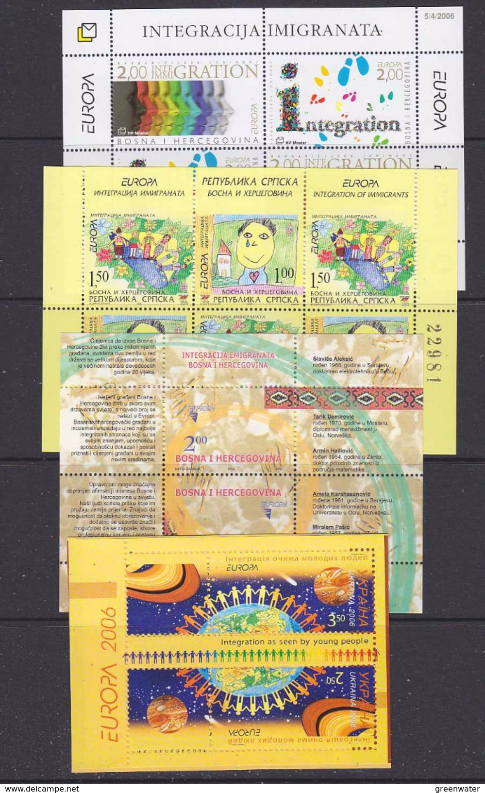 Europa Cept 2006 Yearset ** mnh (see scan, what you see is what you get)** mnh (35355)