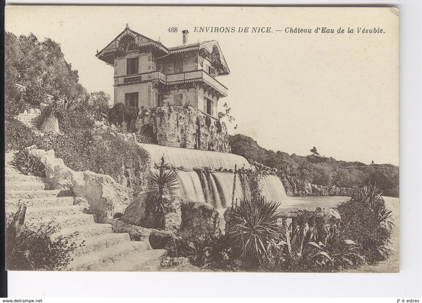 CP Nice Environs De Nice Chäteau D'eau De La Vésubie - Monumenten, Gebouwen