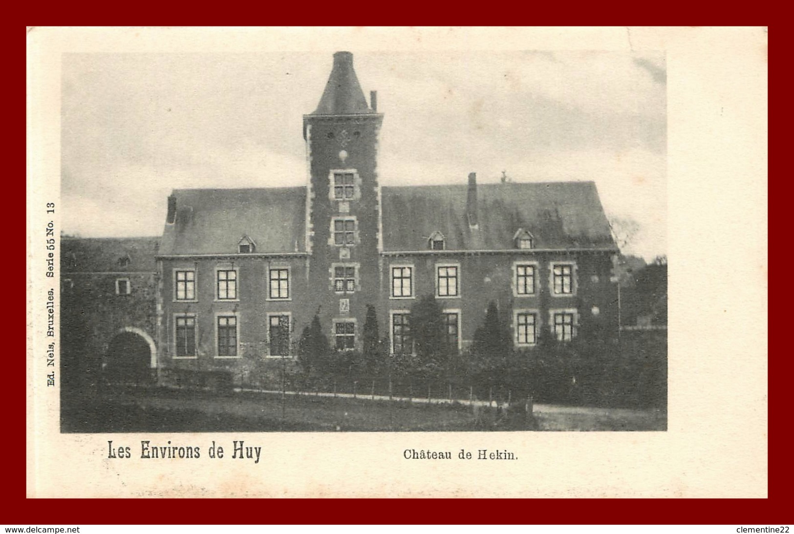 Belgique  Les Environs De Huy Chateau De Hekin ( Scan Recto Et Verso ) - Hoei