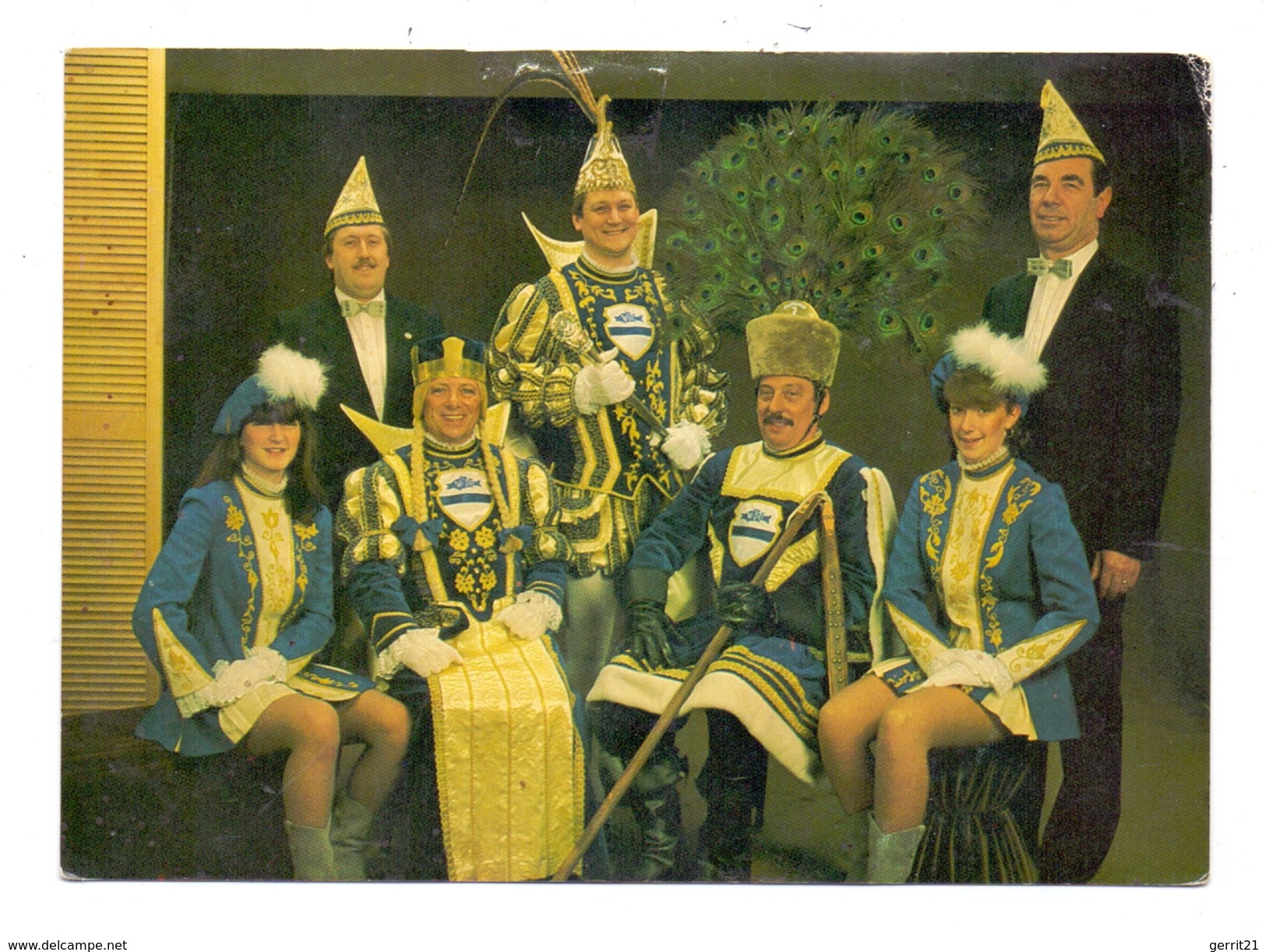 5030 HÜRTH - FISCHENICH, Karneval, Prinz Norbert I, Jungfrau Erika, Bauer Georg - Hürth