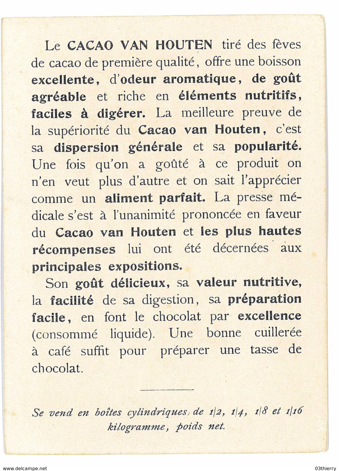 CHROMO CACAO VAN HOUTEN NUREMBERG MAUTHALLE ANCIENNE DOUANE - Van Houten