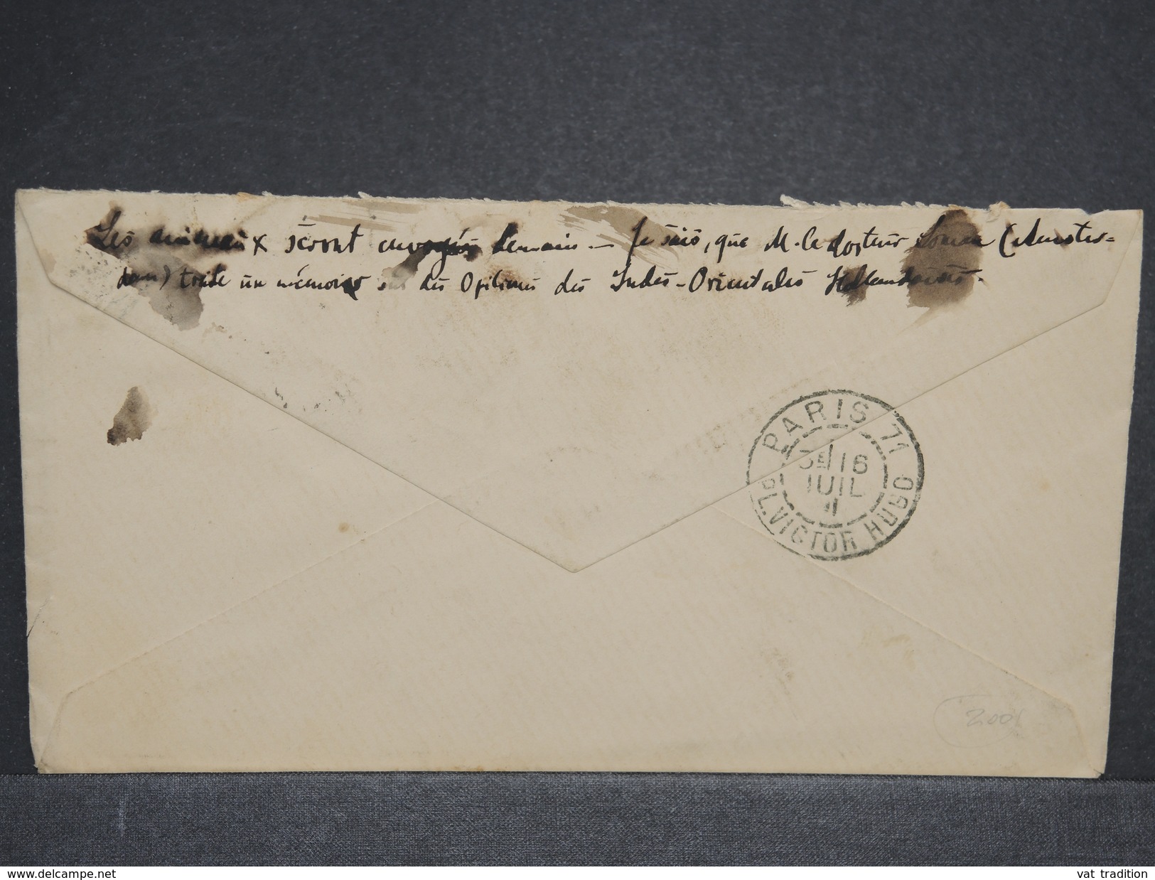 DANEMARK - Enveloppe Pour Paris En 1891 , Affranchissement Plaisant - L 6982 - Lettres & Documents