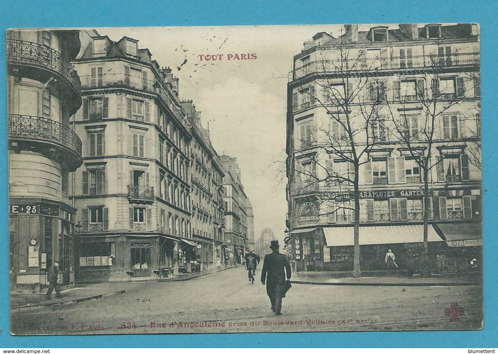 CPA TOUT PARIS 828 - Rue D'Angoulème (XIème Arrt.) Edition FLEURY - Arrondissement: 11