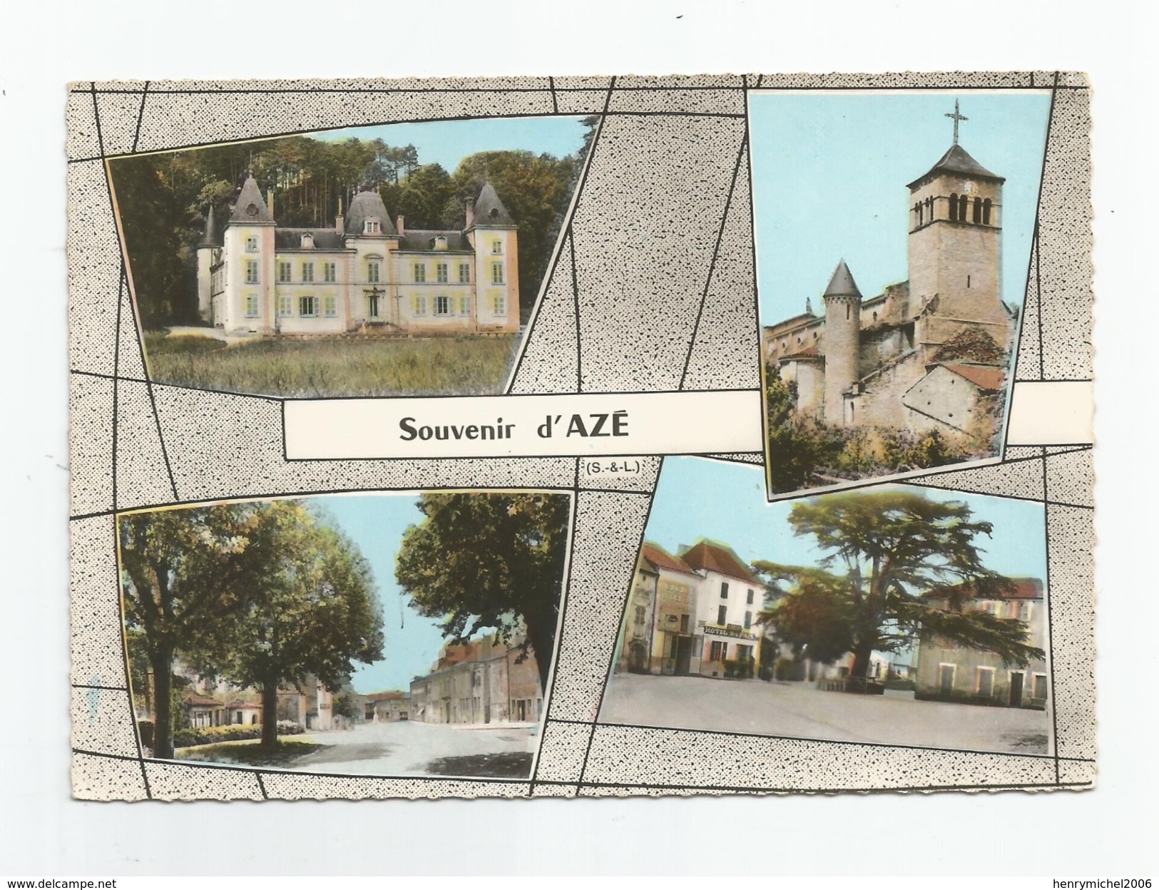 Saone Et Loire - 71 - Souvenir D'azé - Autres & Non Classés