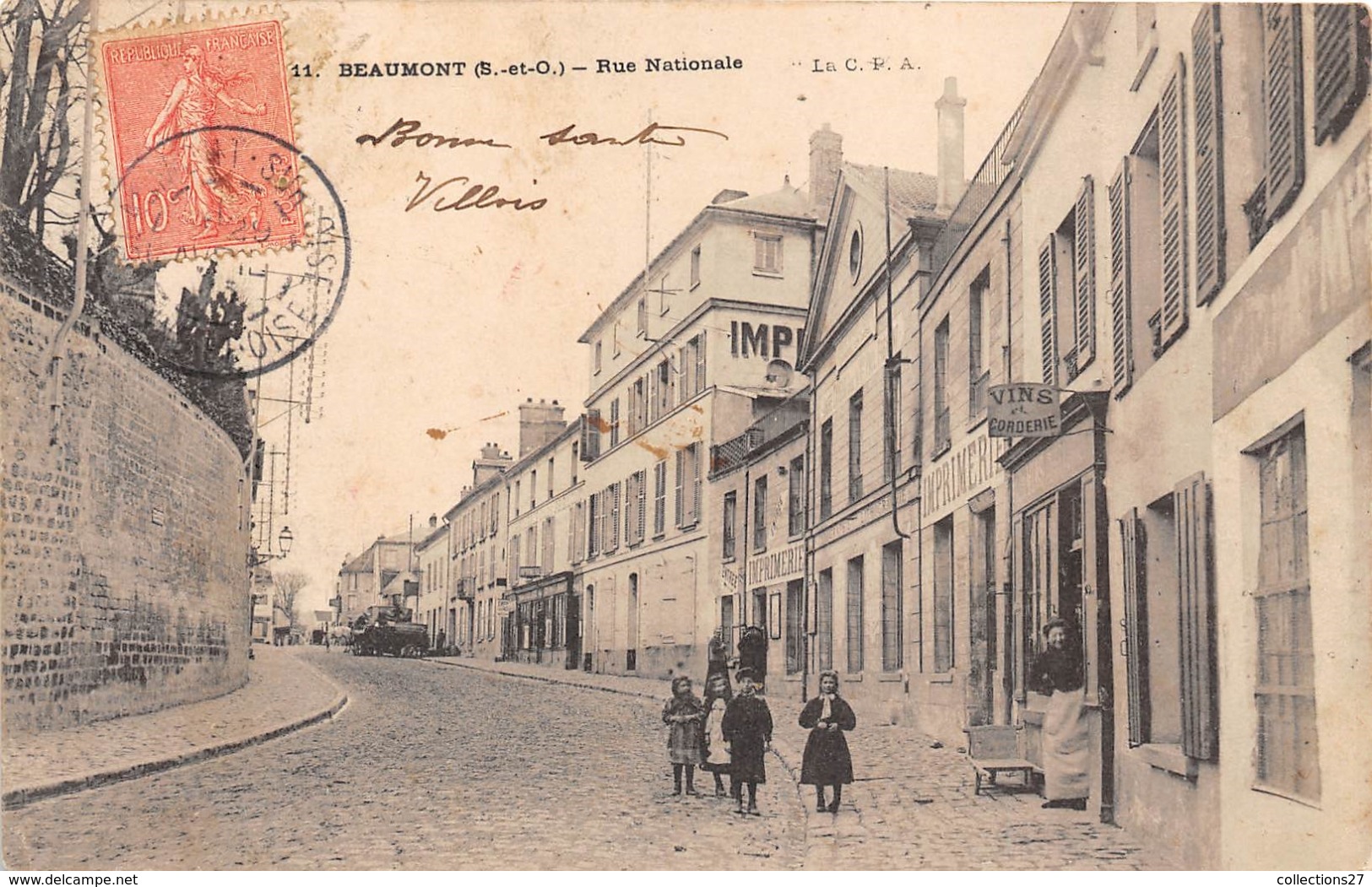 95-BEAUMONT-SUR-OISE- RUE NATIONALE - Beaumont Sur Oise