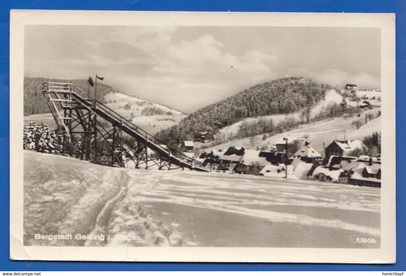 Deutschland; Geising; Wintersportplatz; Skisprungschanze; Bild1 - Geising