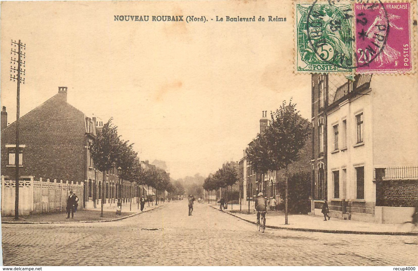 59 ROUBAIX Boulevard De Reims   2 Scans - Roubaix