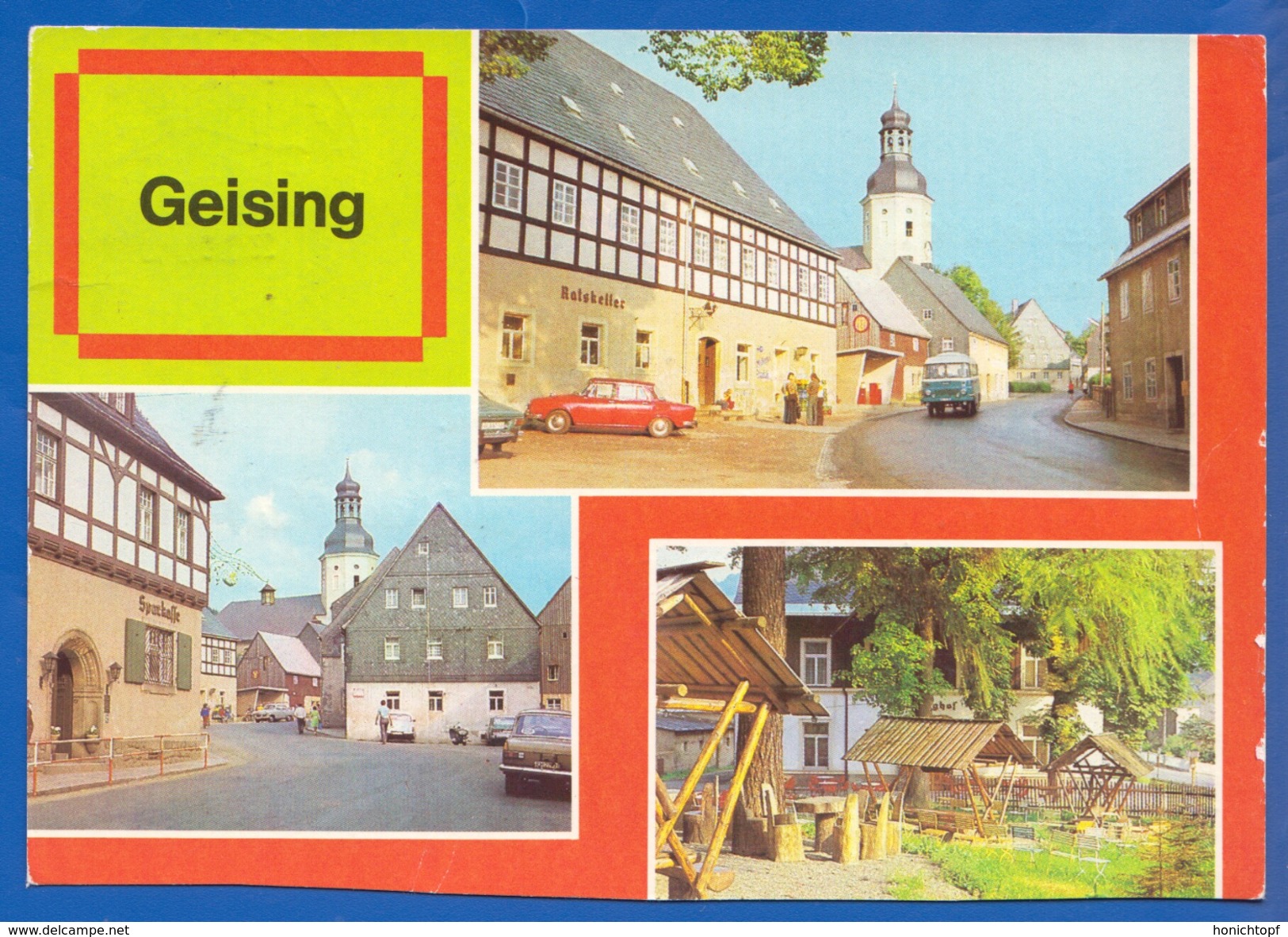 Deutschland; Geising; Multibildkarte - Geising