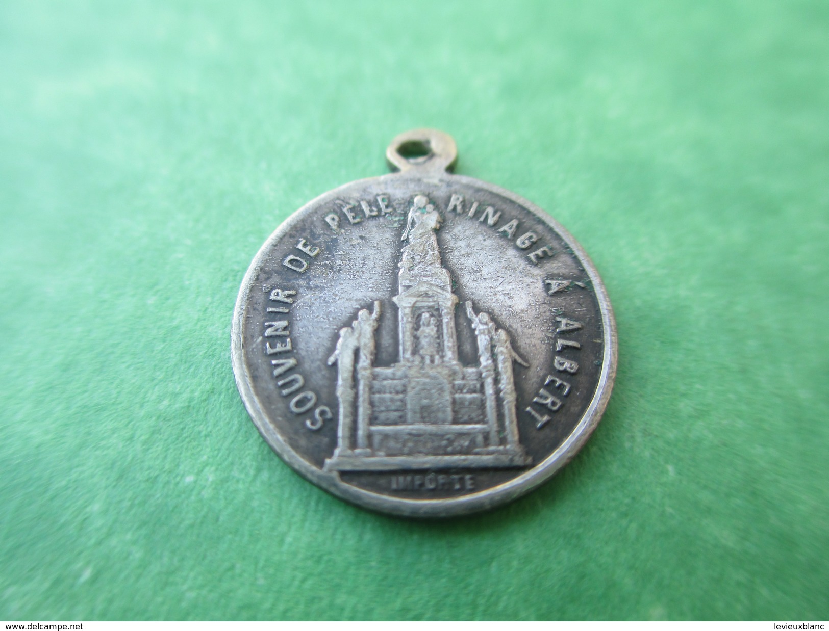 Médaille Ancienne Religieuse/ND De Brebiéres Priez Pour Nous/Souvenir De Pèlerinage/ Albert Somme/19éme Siécle    CAN271 - Religion & Esotericism