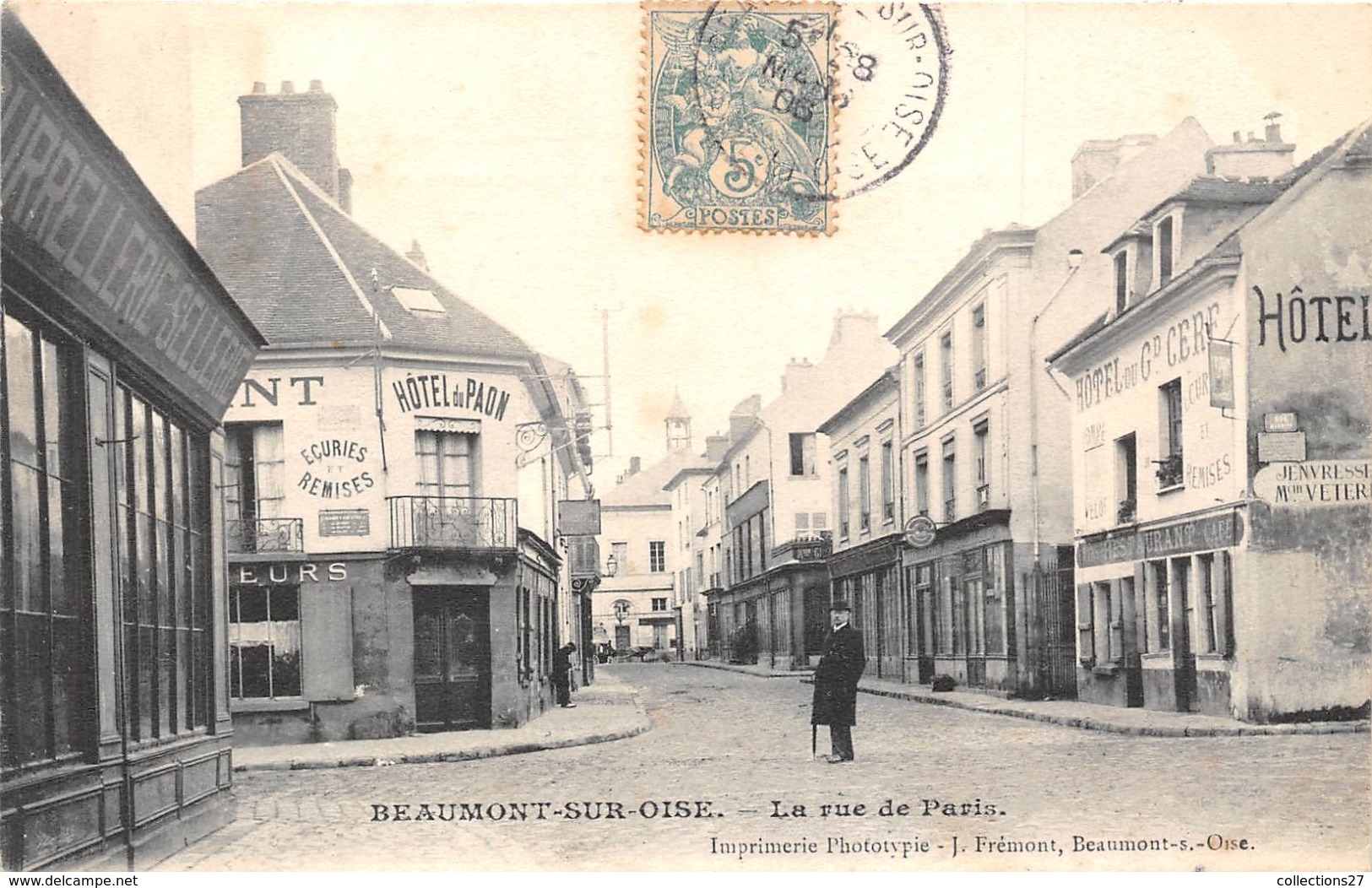 95-BEAUMONT-SUR-OISE-  RUE DE PARIS - Beaumont Sur Oise