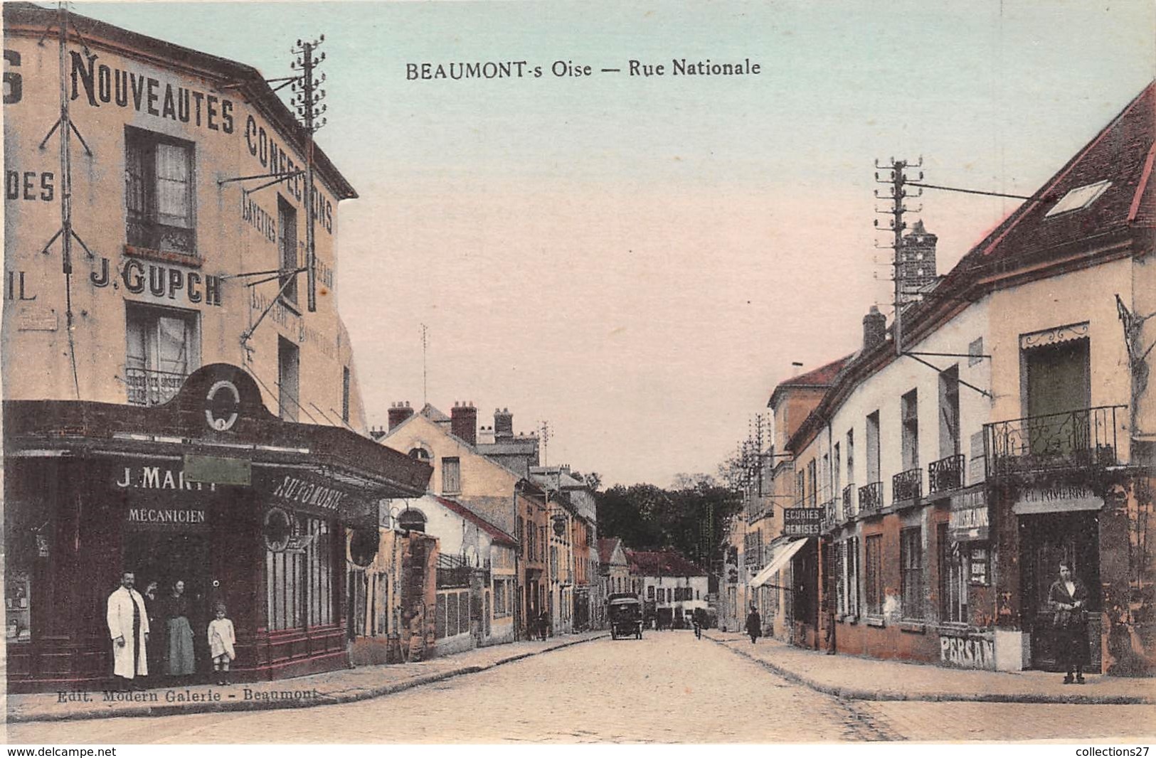 95-BEAUMONT-SUR-OISE- RUE NATIONALE - Beaumont Sur Oise