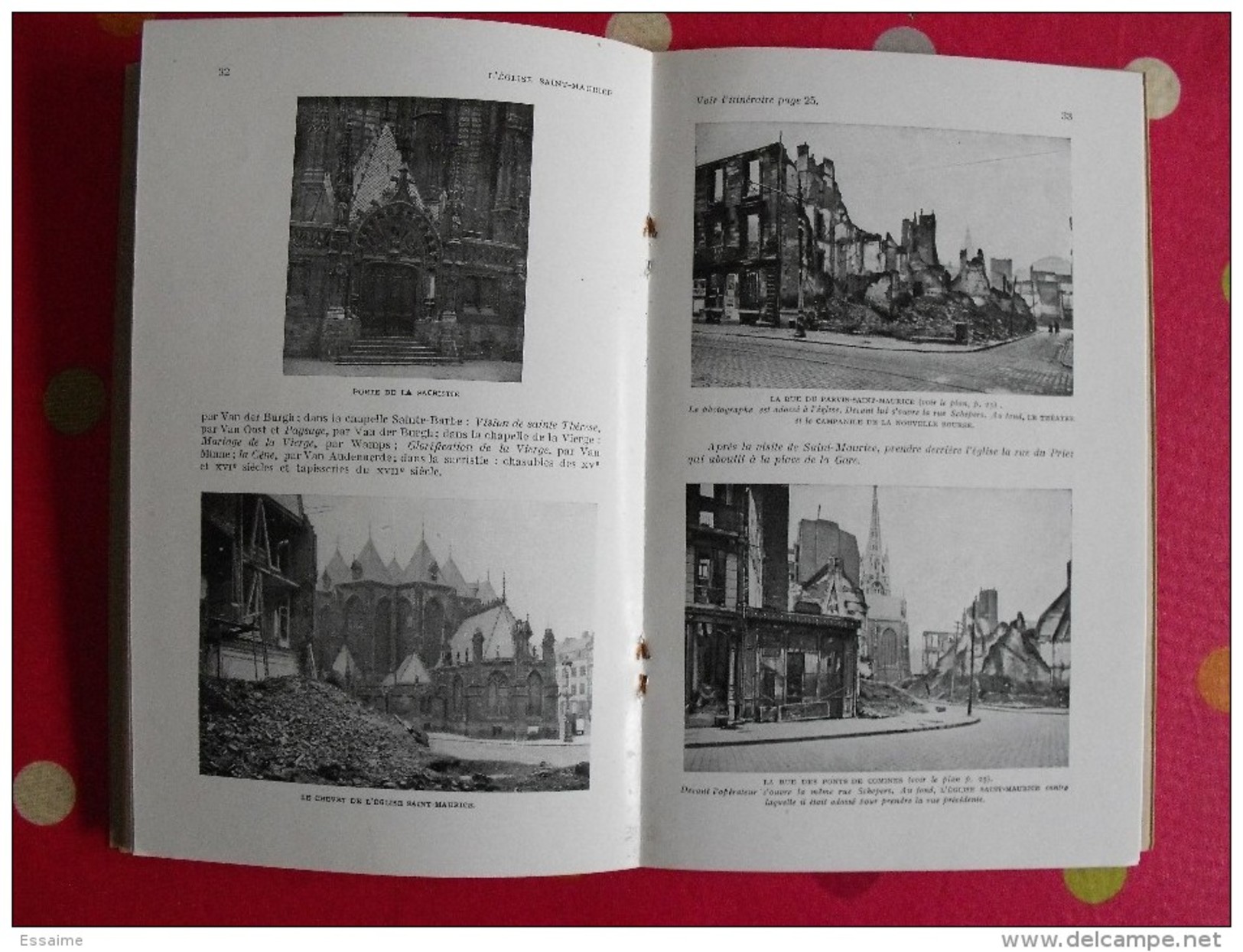 Guides Illustrés Michelin Des Champs De Bataille Guerre 1914-1918. Lille Avant Et Pendant La Guerre. 1919 - Guerre 1914-18