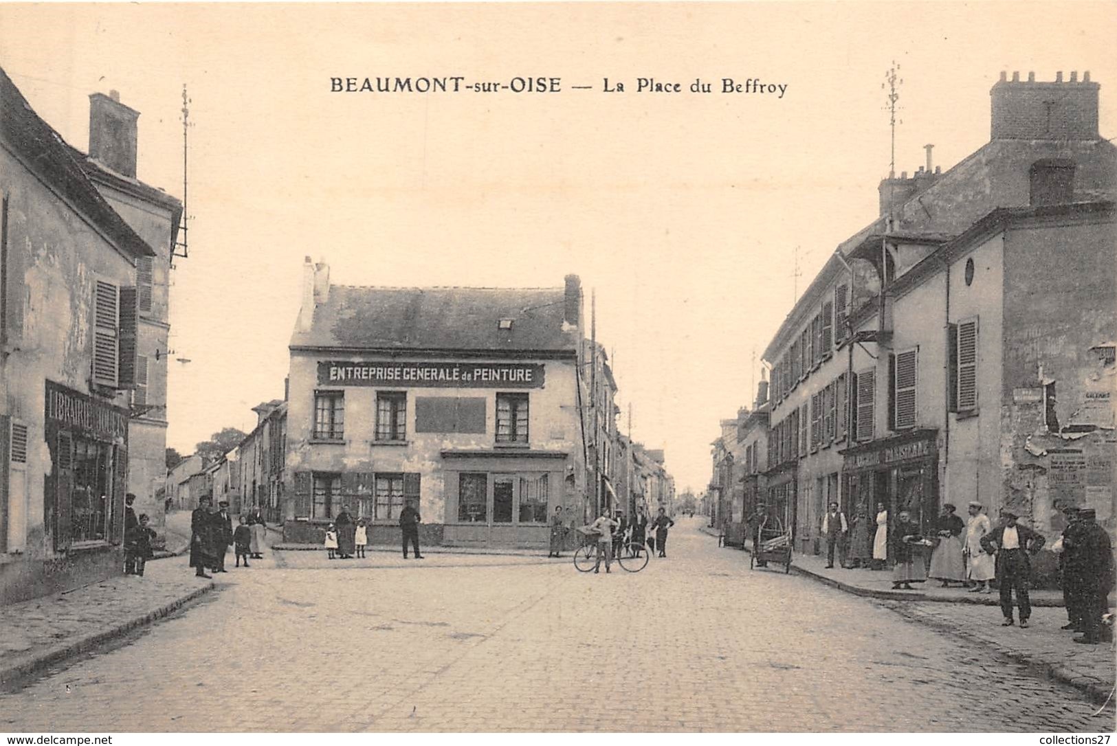 95-BEAUMONT-SUR-OISE- PLACE DU BEFFROY - Beaumont Sur Oise